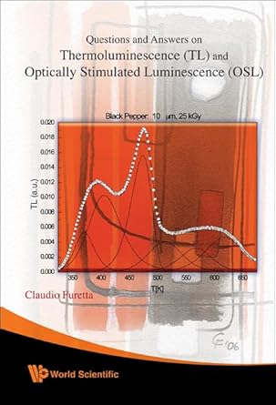 questions and answers on thermoluminescence and optically stimulated luminescence 1st edition claudio furetta