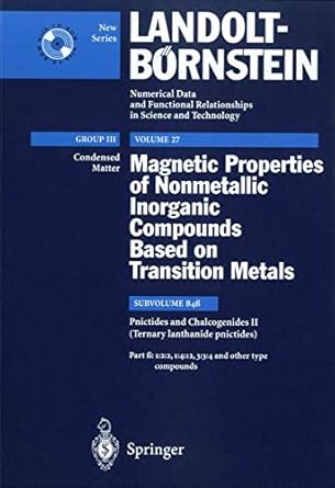 part b 1 2 2 1 4 12 3 3 4 and other type compounds 1st edition t palewski ,w suski 3540443614, 978-3540443612