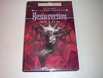 resurrection war of the spider queen book vi 1st edition paul s kemp 0786936401, 978-0786936403