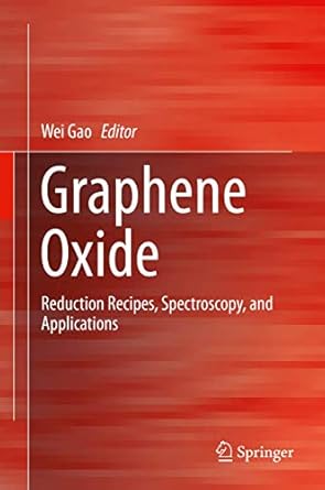 graphene oxide reduction recipes spectroscopy and applications 1st edition wei gao 3319154990, 978-3319154992