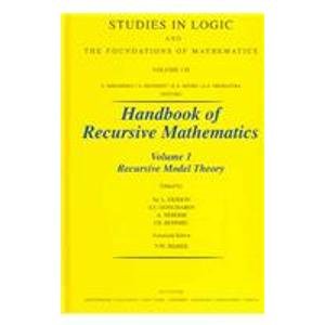 handbook of recursive mathematics 1st edition yu l ershov ,s s goncharov ,anil nerode ,j b remmel ,v w marek