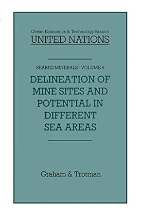 delineation of mine sites and potential in different sea areas 1st edition jean pierre levy 086010396x,