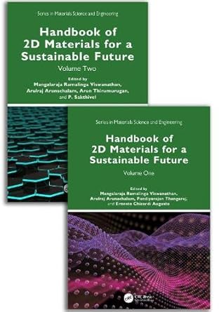 handbook of 2d materials for a sustainable future two volume set 1st edition mangalaraja ramalinga