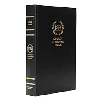 lsb holy bible black hardcover legacy standard bible in a single column format 1st edition steadfast bibles