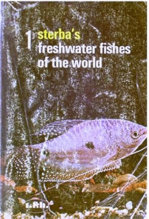 freshwater fishes of the world 1st edition gunther sterba 0876661495, 978-0876661499