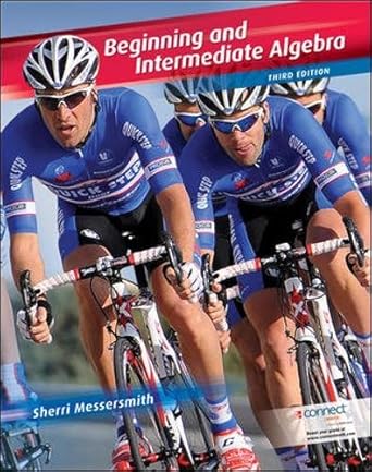 beginning and intermediate algebra 1st edition sherri messersmith 0073384372, 978-0073384375