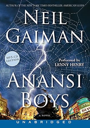 anansi boys mp3 cd 1st edition neil gaiman ,lenny henry 0060836857, 978-0060836856