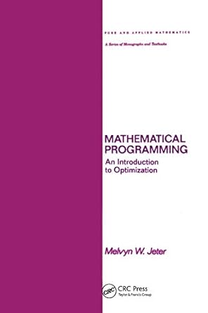 mathematical programming 1st edition melvyn jeter 0367451611, 978-0367451615