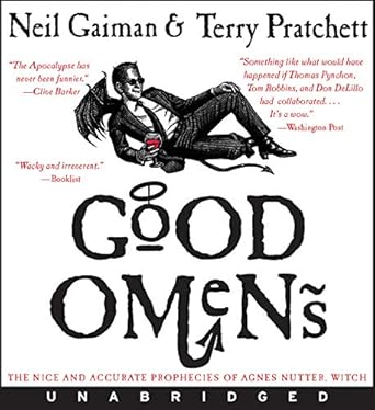 good omens cd 1st edition neil gaiman ,terry pratchett ,martin jarvis 0061735817, 978-0061735813