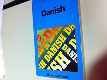teach yourself danish 1st edition h a koefoed 0340265205, 978-0340265208