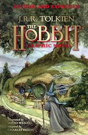 the hobbit a graphic  a graphic   of tolkiens masterful fantasy 1st edition j r r tolkien ,david wenzel