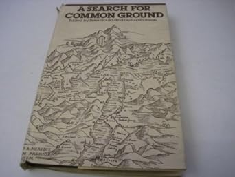 a search for common ground 1st edition p gould 0850860938, 978-0850860931