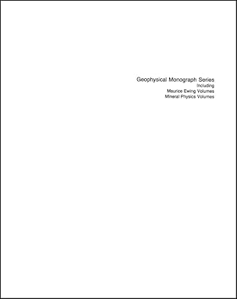 mineral and rock deformation laboratory studies 1st edition b e hobbs ,h c heard 0875900623, 978-0875900629