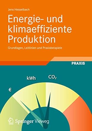 energie und klimaeffiziente produktion grundlagen leitlinien und praxisbeispiele 1st edition jens hesselbach