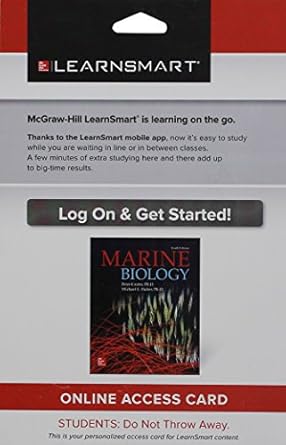 learnsmart standalone access card for marine biology 1st edition peter castro ,michael e huber dr 1259756742,
