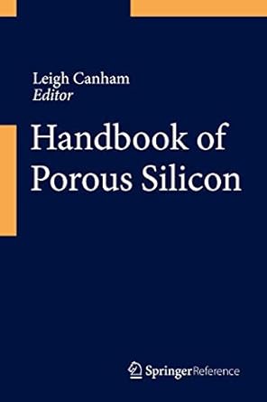 handbook of porous silicon 1st edition leigh canham 331905743x, 978-3319057439