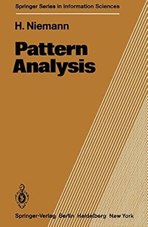 pattern analysis 1st edition heinrich niemann 3540107924, 978-3540107927