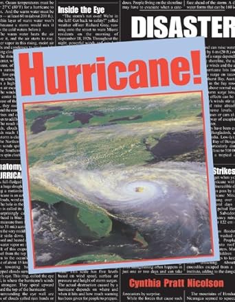 hurricane 1st edition cynthia pratt nicolson 1550749064, 978-1550749069