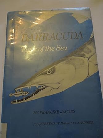 barracuda tiger of the sea 1st edition francine jacobs 0802764134, 978-0802764133