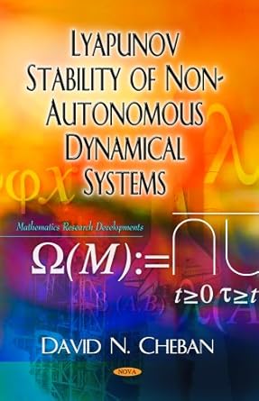 lyapunov stability of non autonomous dynamical systems 1st edition david n cheban 1626189269, 978-1626189263