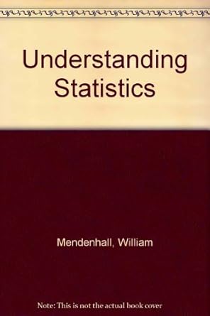 understanding statistics/book and disk 1st edition r lyman ott ,william mendenhall 053420922x, 978-0534209223