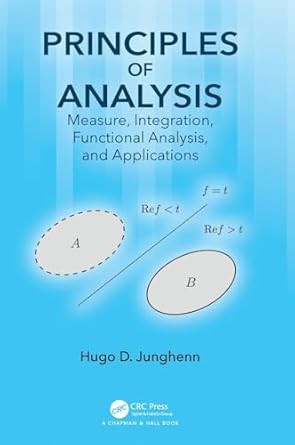 principles of analysis 1st edition hugo d junghenn 1498773281, 978-1498773287