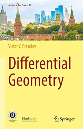 differential geometry 1st edition victor v prasolov ,olga sipacheva 3030922480, 978-3030922481