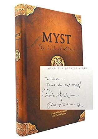 myst the book of atrus 1st edition rand miller ,robyn miller ,david wingrove 0786861592, 978-0786861590