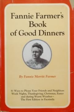 fannie farmers book of good dinners the   in facsimile 1st edition fannie merritt farmer 0878610324,