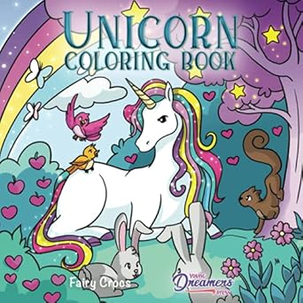 unicorn coloring book for kids ages 4 8 1st edition young dreamers press ,fairy crocs 1989387969,