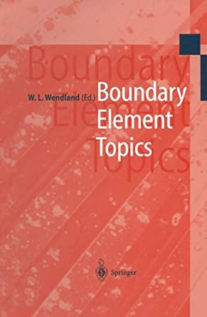 boundary element topics proceedings of the final conference of the priority research programme boundary