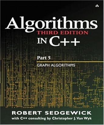 algorithms in c part 5 graph algorithms 1st edition sedgewick 8178082497, 978-8178082493