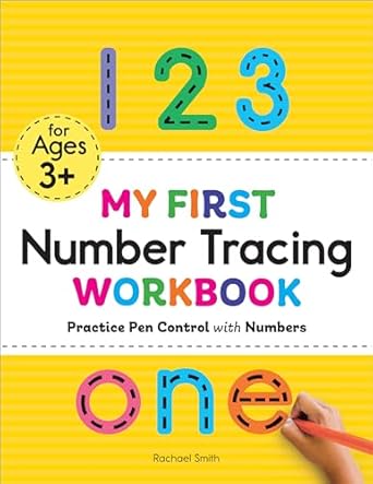my first number tracing workbook practice pen control with numbers 1st edition rachael smith 1648764029,