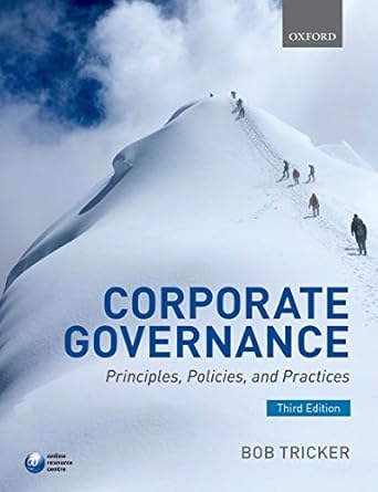 corporate governance principles policies and practices 1st edition r i tricker 0198702752, 978-0198702757