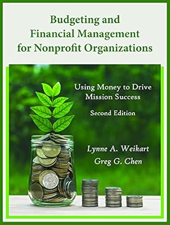 budgeting and financial management for nonprofit organizations using money to drive mission success 2nd