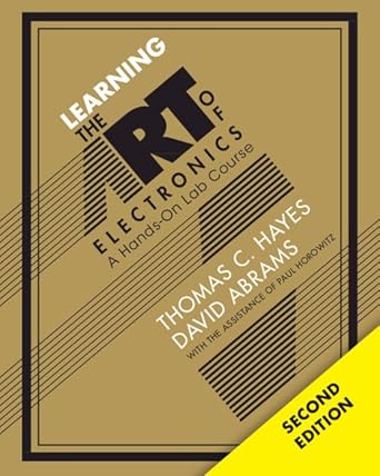learning the art of electronics a hands on lab course 1st edition thomas c hayes ,david abrams ,paul horowitz