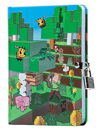 minecraft mobs glow in the dark lock and key diary 1st edition insights 1647228220, 978-1647228224