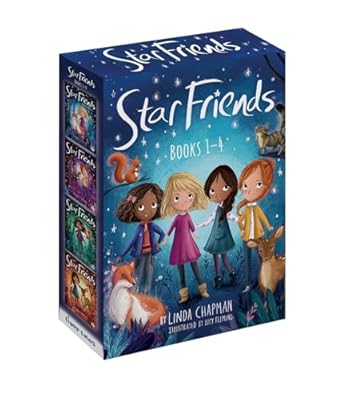 star friends 4 book boxed set books 1 4 mirror magic wish trap secret spell dark tricks 1st edition linda