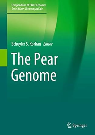 the pear genome 1st edition schuyler s korban 3030110478, 978-3030110475