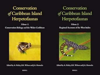 conservation of caribbean island herpetofaunas volume 1 and 2 1st edition adrian hailey ,byron wilson ,julia