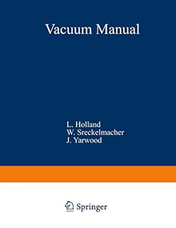 vacuum manual 1st edition l holland 0419107401, 978-0419107408