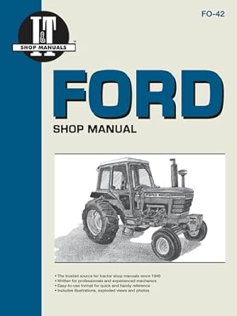 ford shop manual series 5000 5600 5610 6600 6610 6700 6710 7000 7600 7610 7700 7710 1st edition penton staff