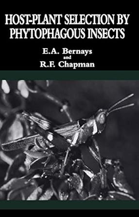 host plant selection by phytophagous insects 1st edition elizabeth a bernays ,reginald f chapman 0412031310,