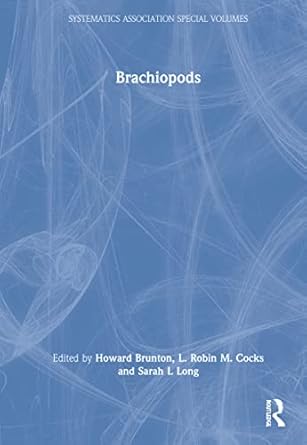 brachiopods 1st edition howard brunton ,l robin m cocks ,sarah l long 0748409211, 978-0748409211
