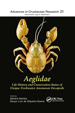 aeglidae 1st edition sandro santos ,sergio luiz de siqueira bueno 1032337923, 978-1032337920
