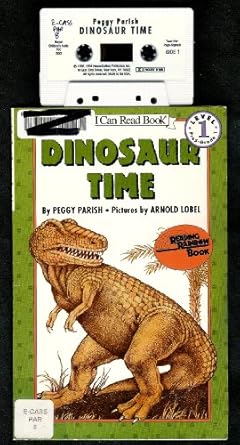 dinosaur time book and tape 1st edition peggy parish ,arnold lobel 1559942622, 978-1559942621