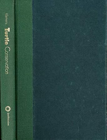 turtle conservation 1st edition klemens michael w 1560983728, 978-1560983729