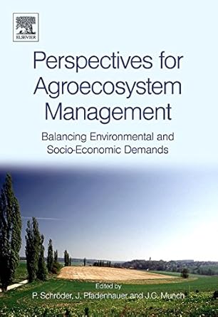 perspectives for agroecosystem management balancing environmental and socio economic demands 1st edition