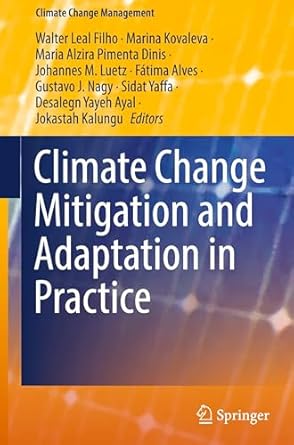 climate change mitigation and adaptation in practice 1st edition walter leal filho ,marina kovaleva ,maria