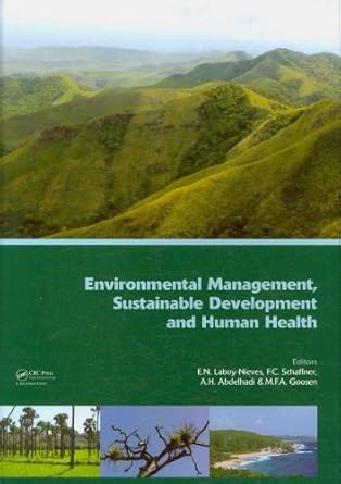environmental management sustainable development and human health 1st edition eddie n laboy nieves ,fred c